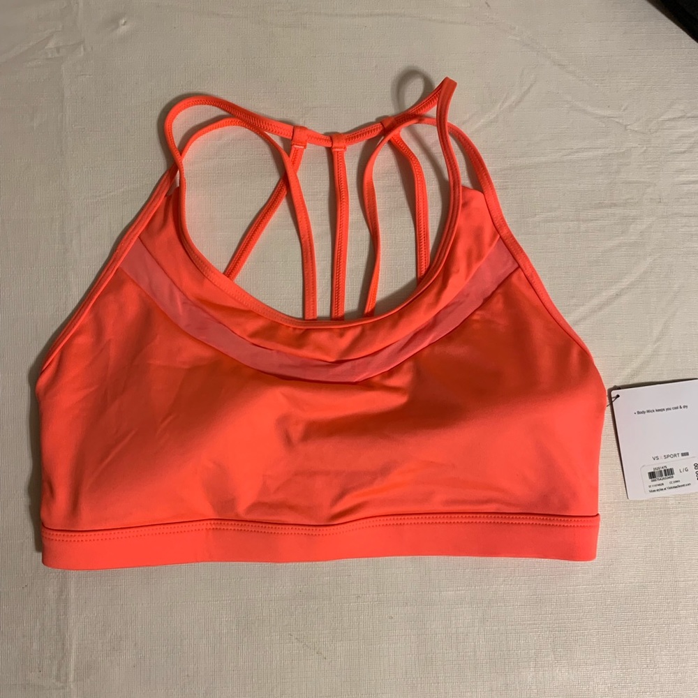 Victoria’s Secret VSX Orange sport bra NWT
